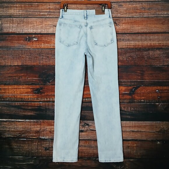 Madewell Jeans 27 Perfect Vintage High Rise Ankle Torrance Wash Denim MD654 - Picture 3 of 9